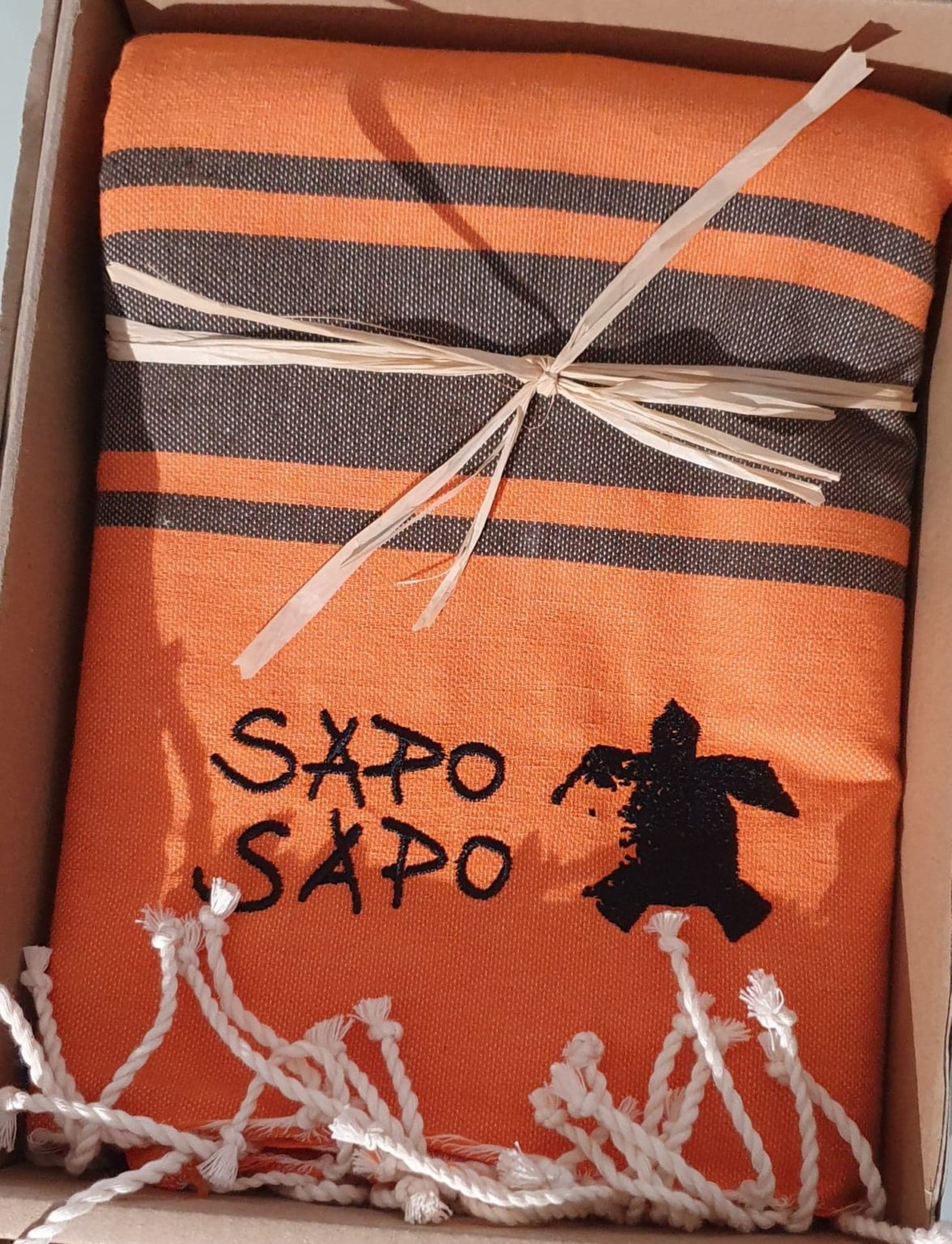 packaging Fouta Tortuguero - Sapo Sapo